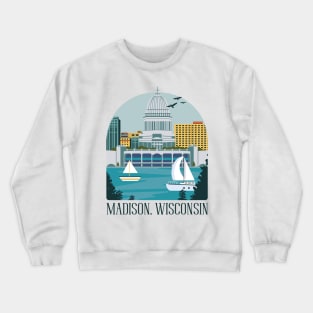 Madison Wisconsin Crewneck Sweatshirt